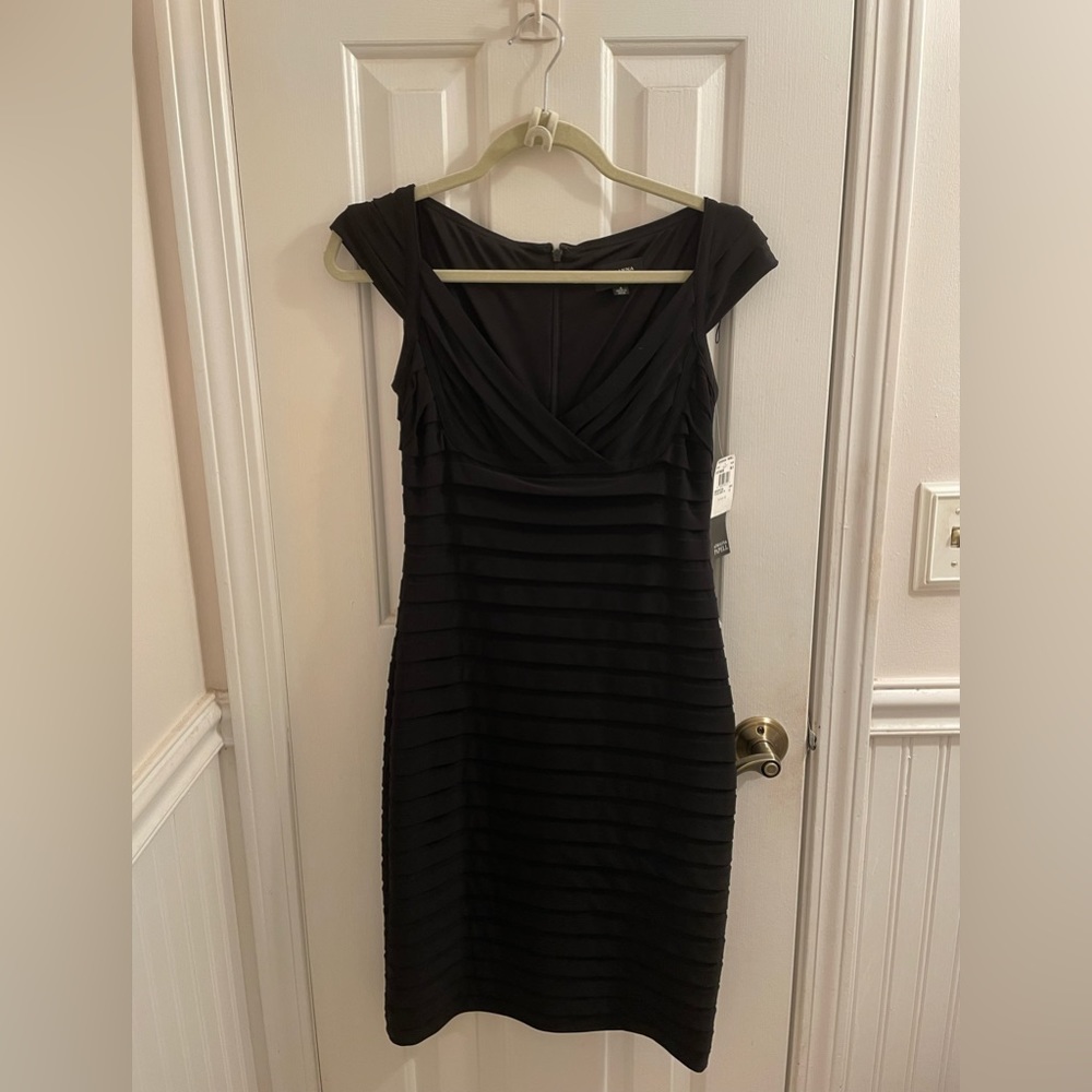Black cocktail dress